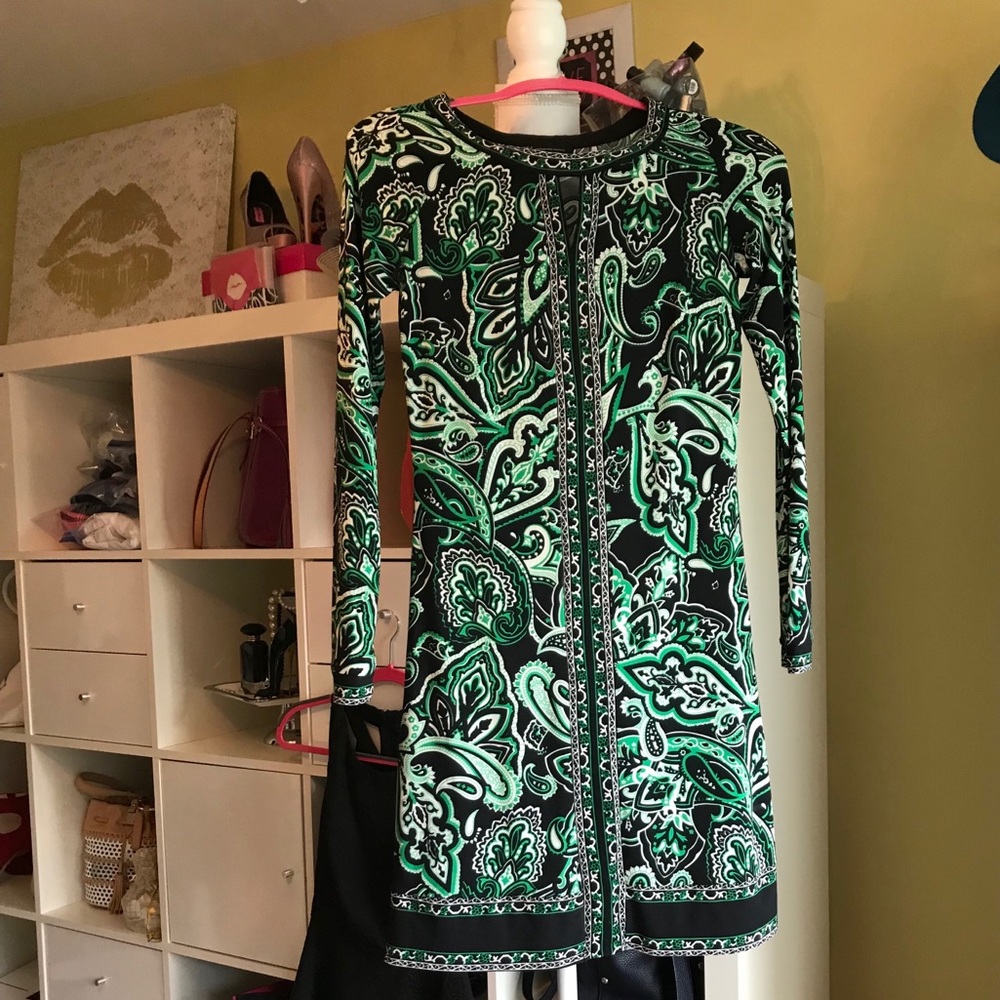 INC polyester and spandex dress